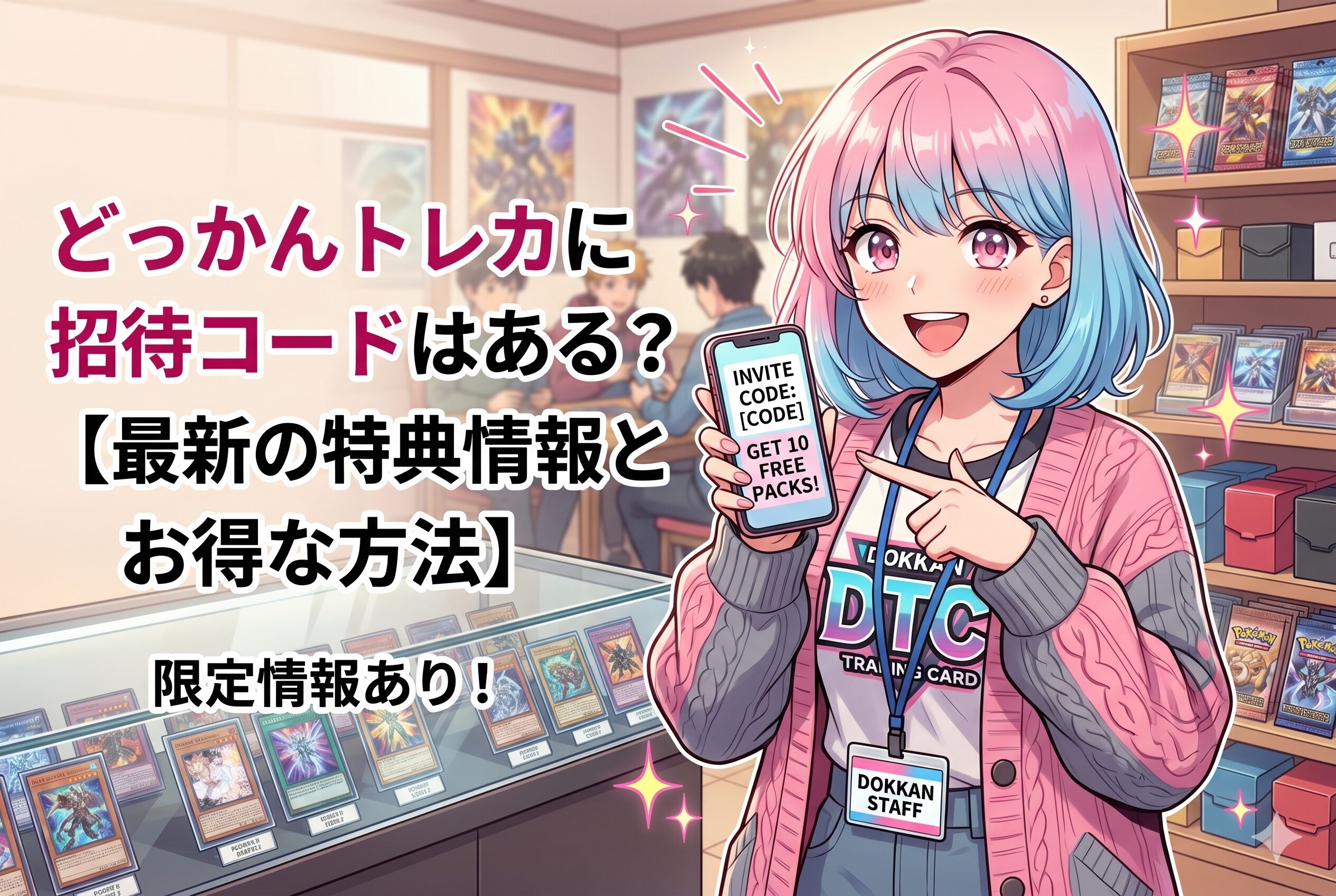 どっかんトレカに招待コード