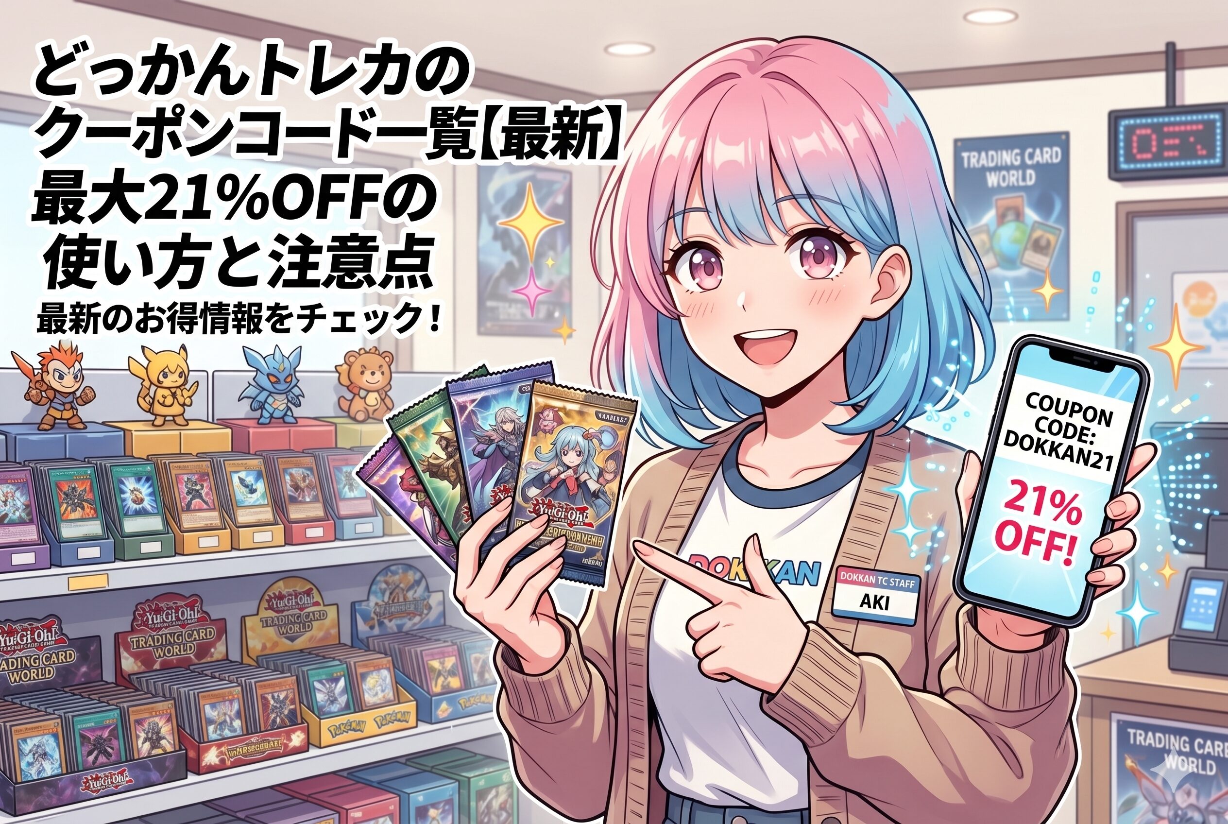 どっかんトレカのクーポンコード