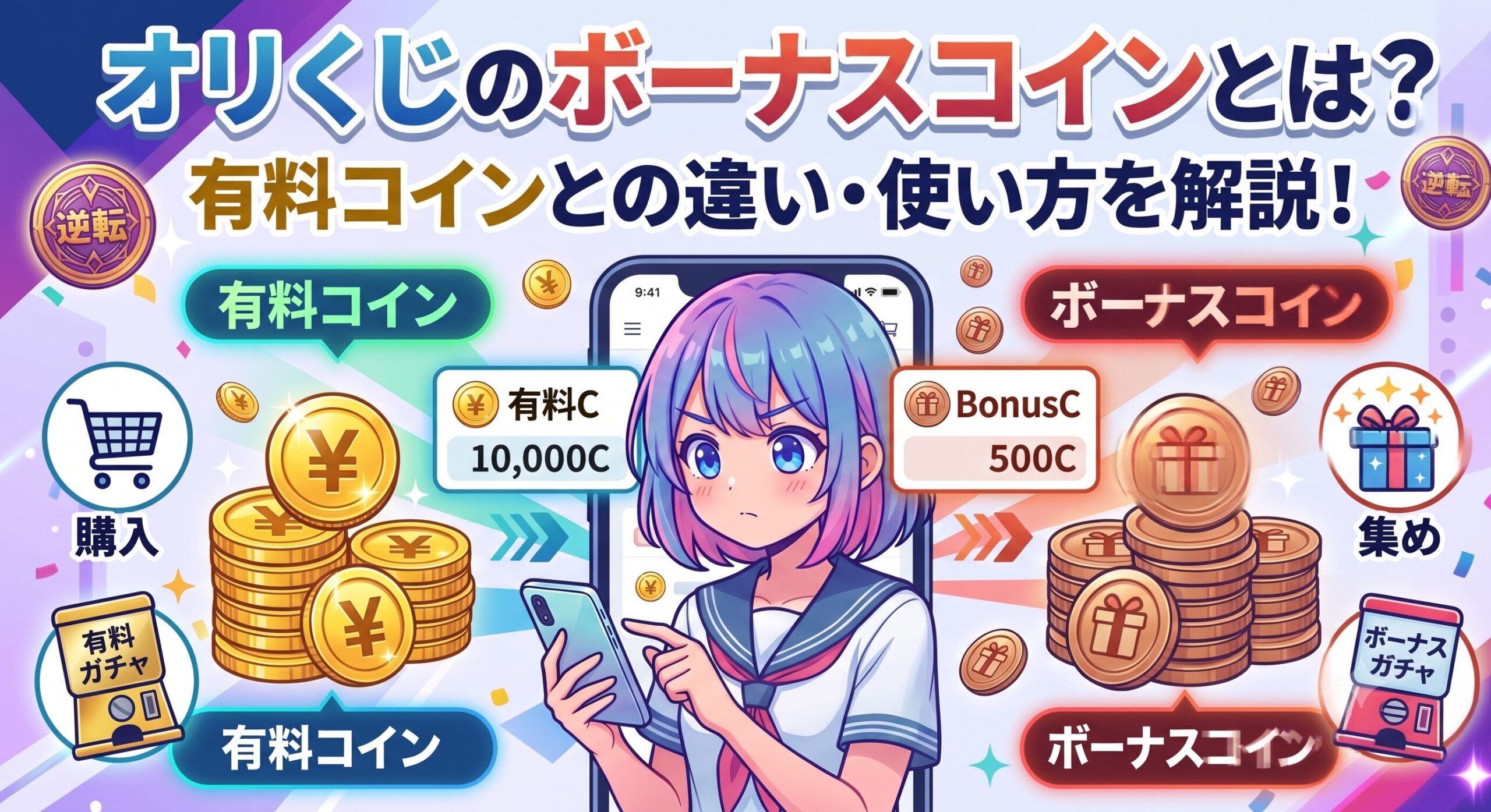 オリくじのボーナスコイン