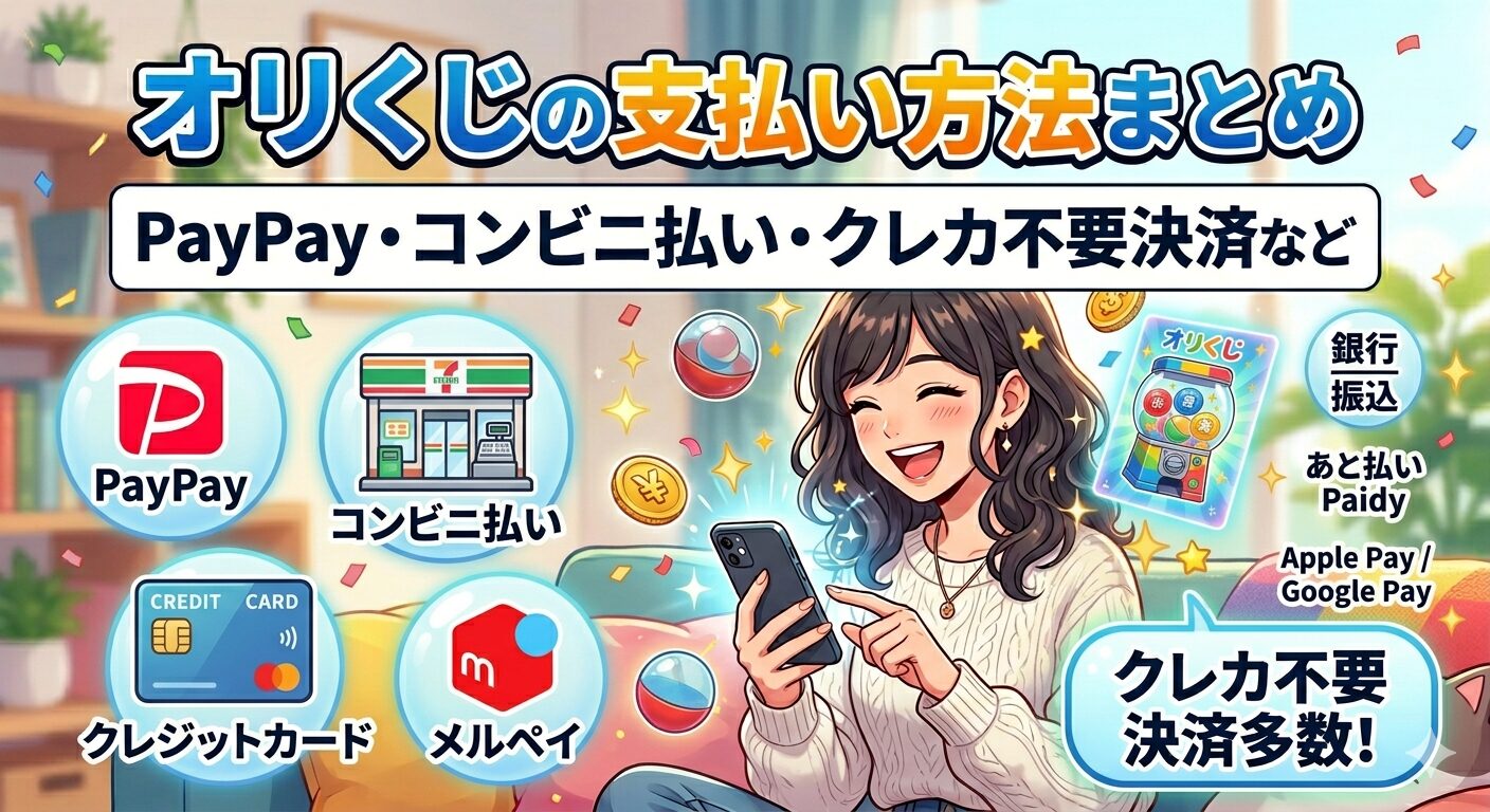 オリくじの支払い方法
