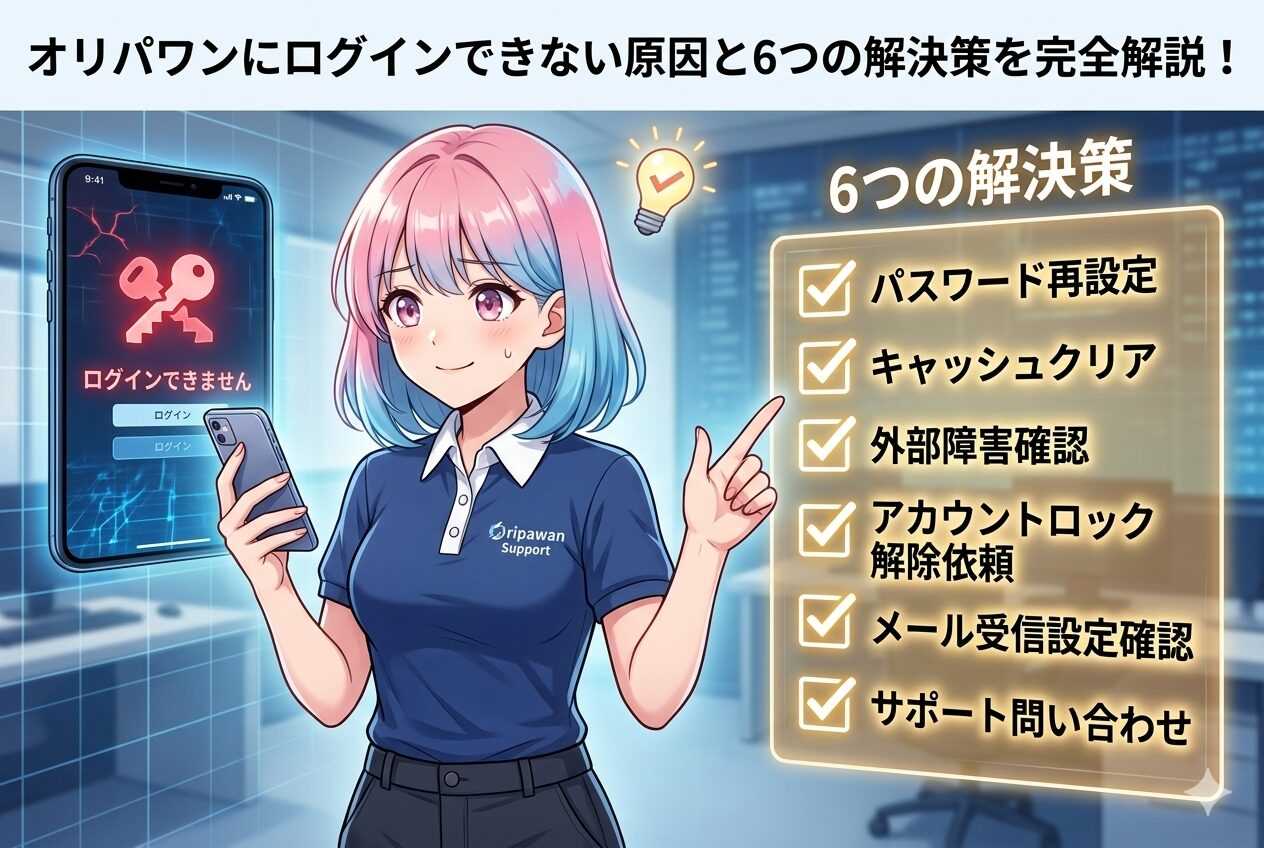 オリパワンにログインできない