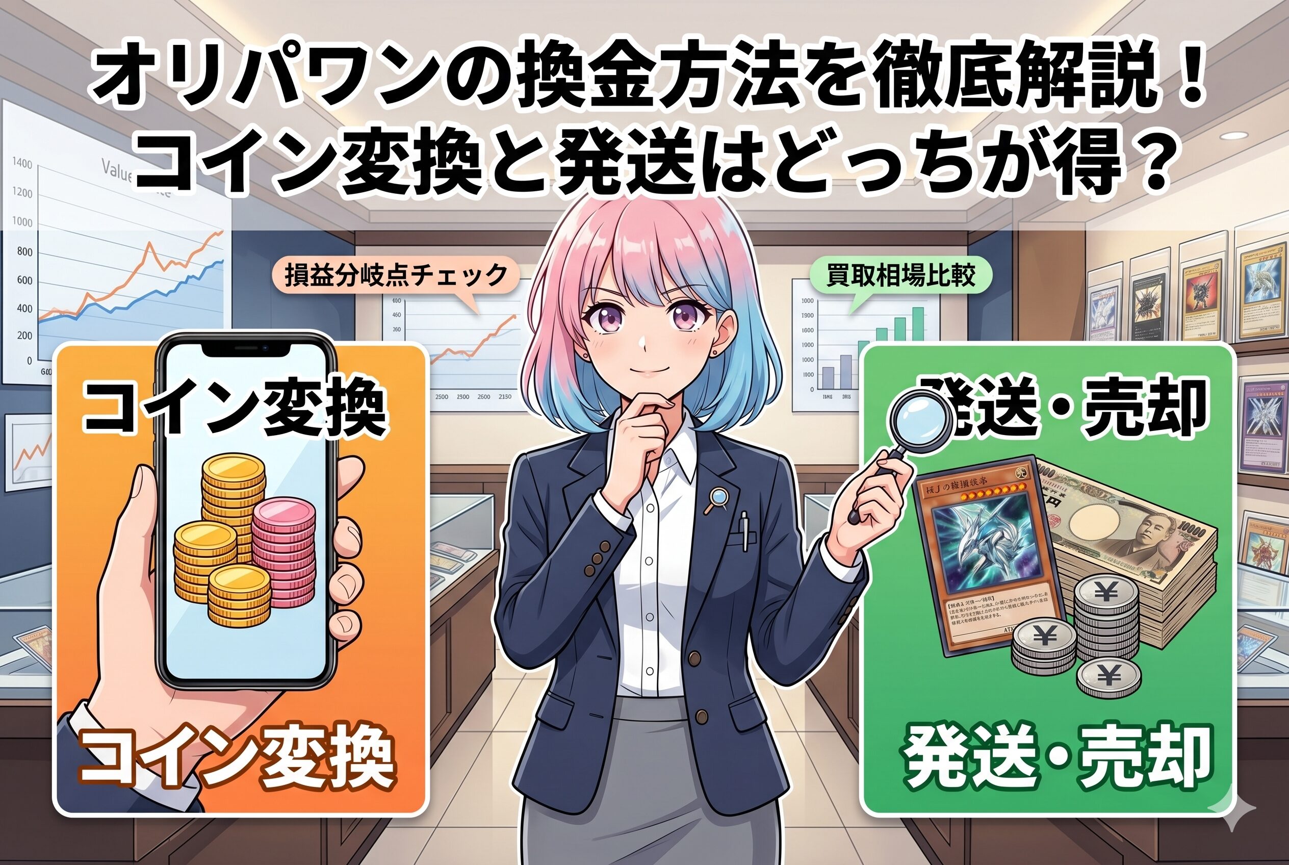 オリパワンの換金方法