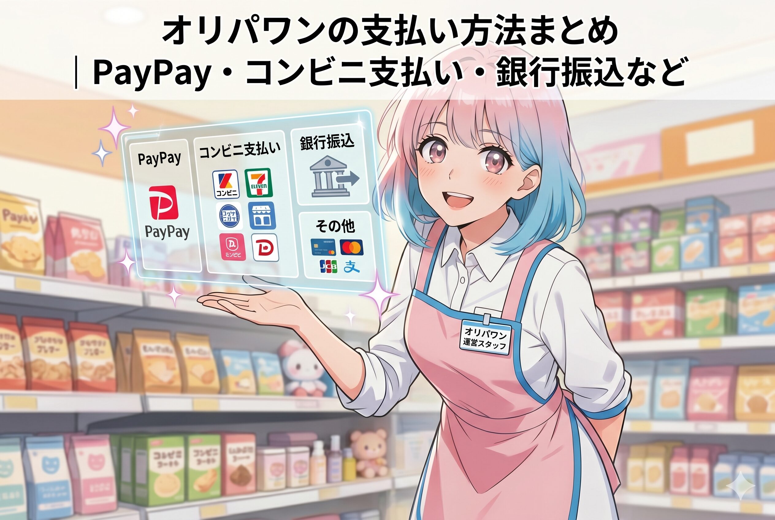 オリパワンの支払い方法
