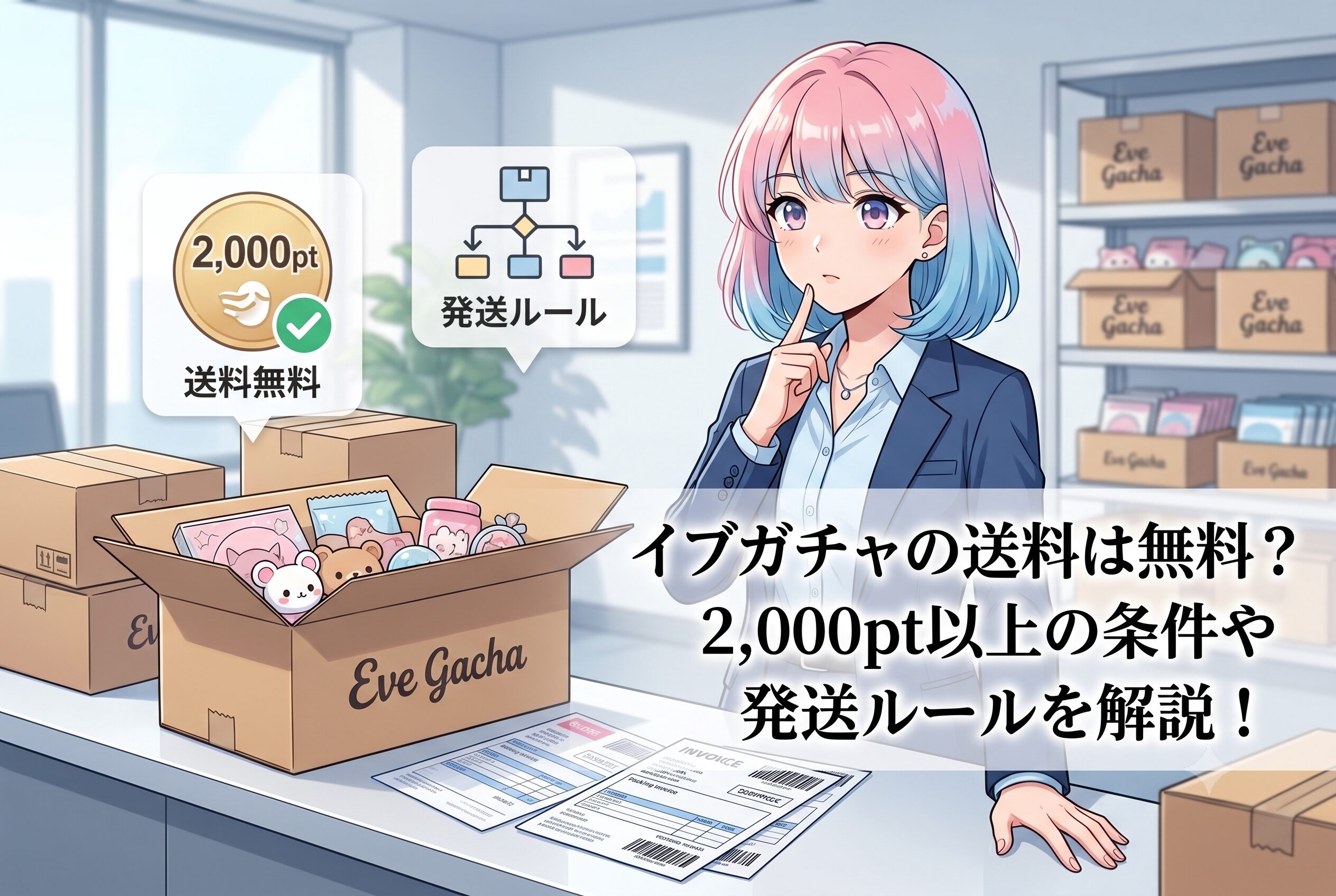 イブガチャの送料